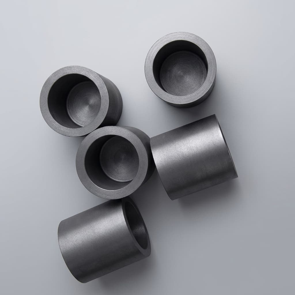 Custom isostatic graphite crucible supplier part by drawing